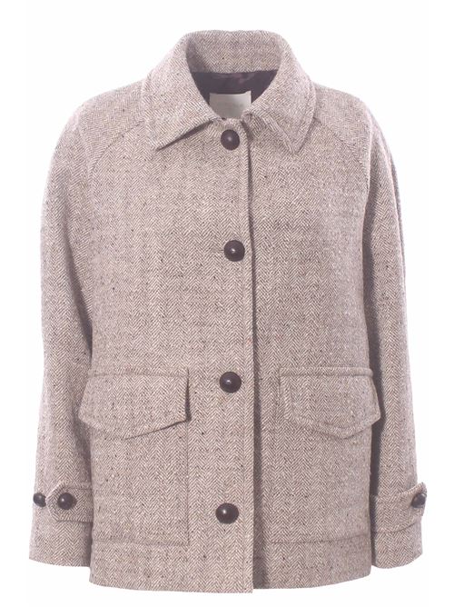 virgin wool tweed heavy jacket CIRCOLO 1901 | FD37952